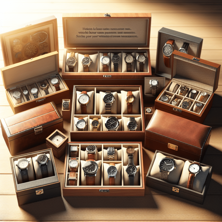 Using Watch Boxes and Cases for Storage