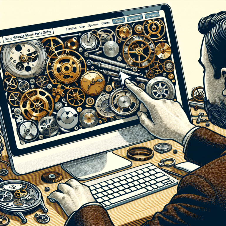 How to Buy Vintage Watch Parts Online