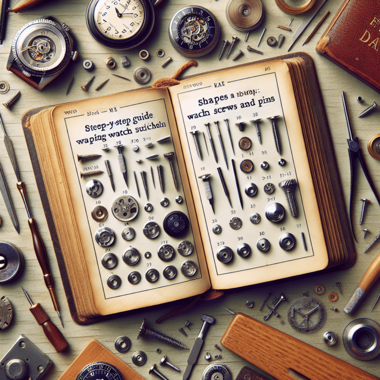 Swapping Watch Screws and Pins: A Basic Guide