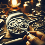 Inspecting Watch Movements Using Magnifiers".