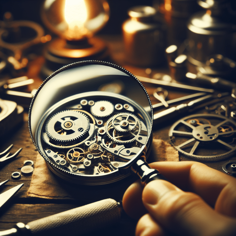 Inspecting Watch Movements Using Magnifiers".
